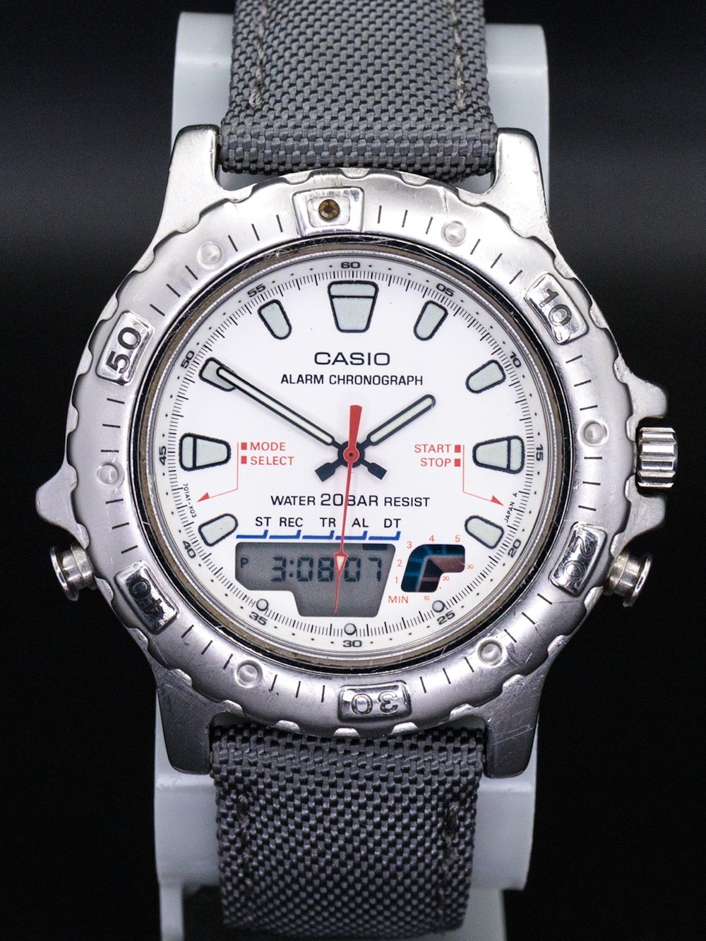 Casio Rare AD-724 Vintage Marlin Analog Digital 40mm JDM Import Chronograph